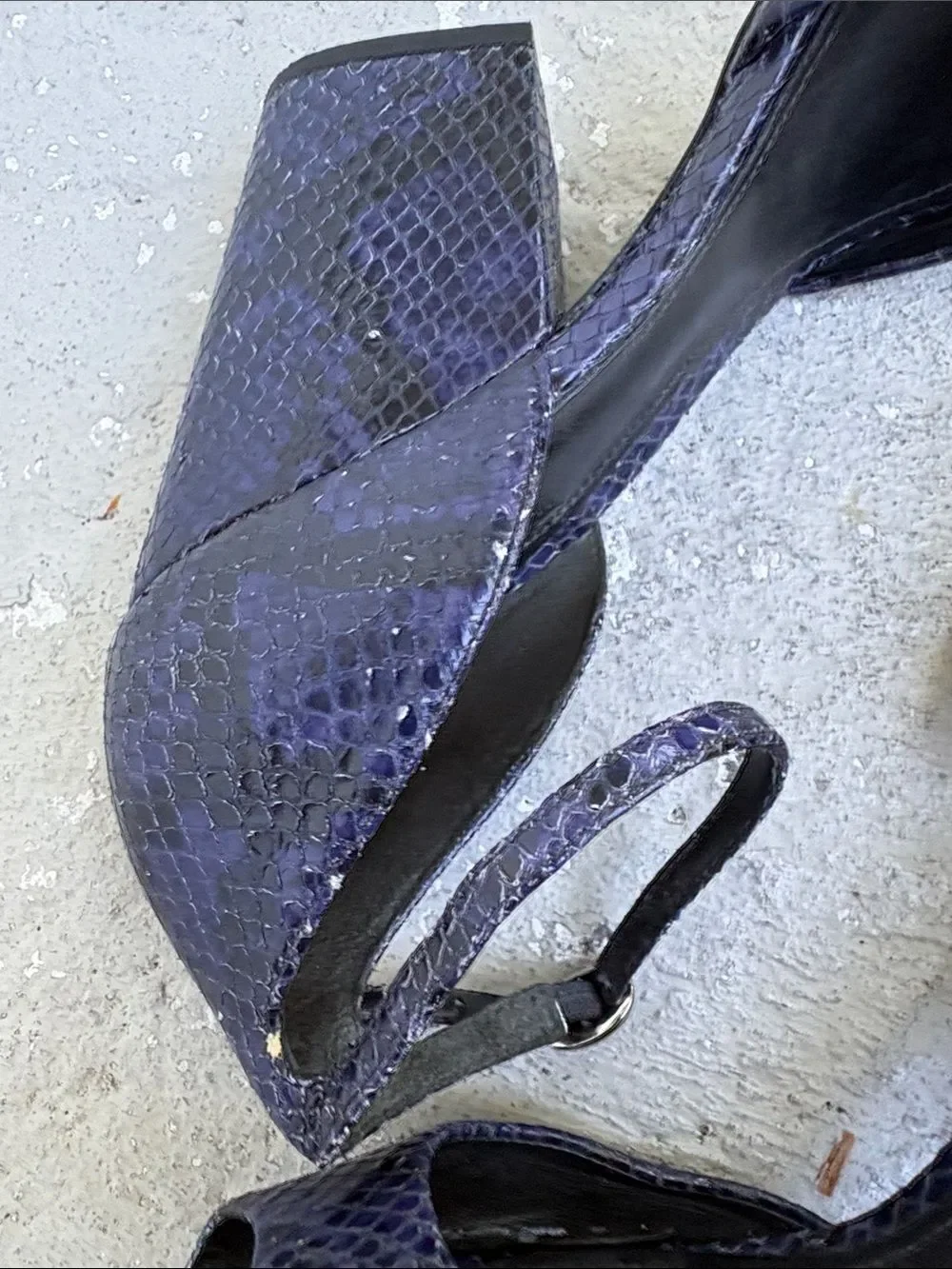 Schutz chunky Heel Peep toe sandals